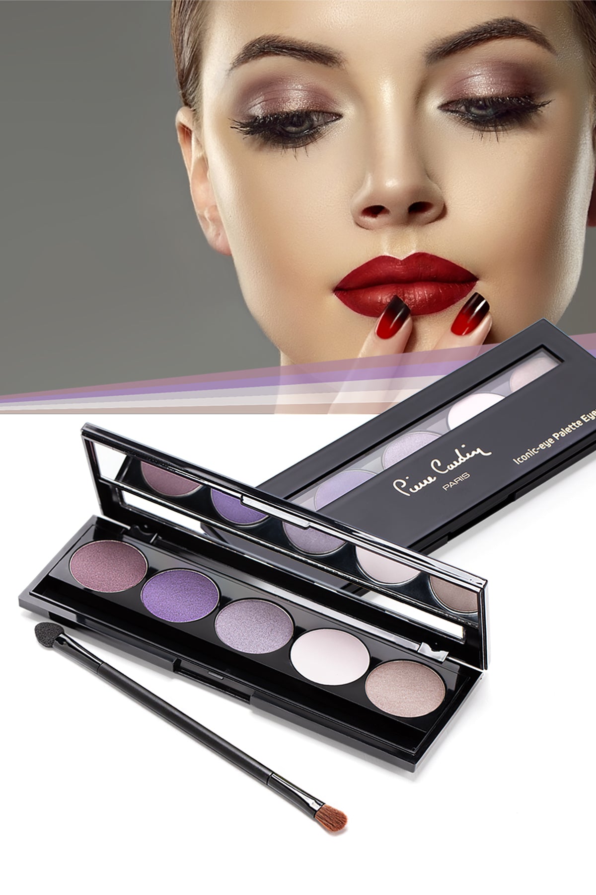 Pierre Cardin Palette emblématique fard à paupières Kiss And Tell 416