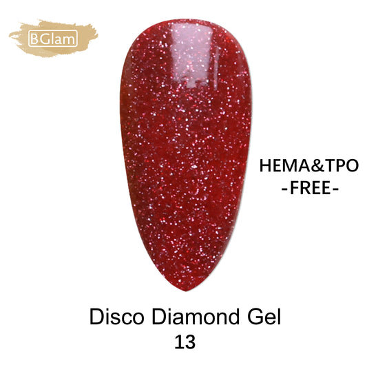 BGLAM Gel polish 15ml | Diamond Glitter | Flash Effect 13