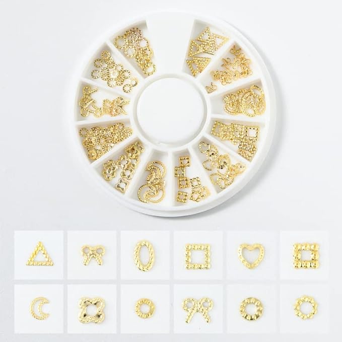 Gold Nail Art Decorations