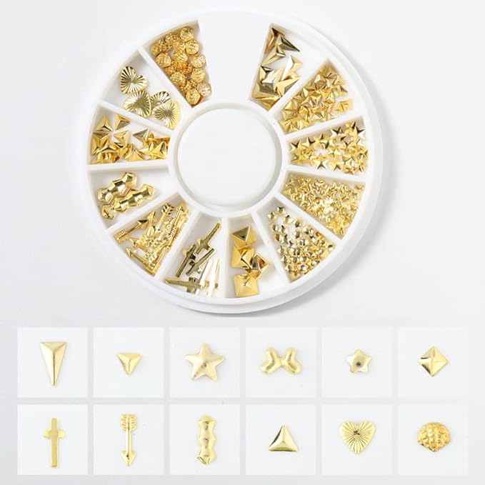 Gold Nail Art Decorations