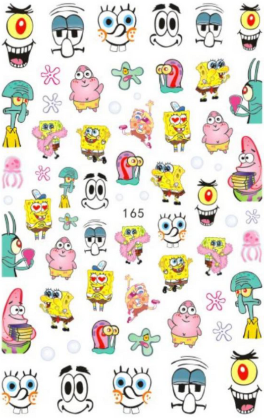 Nail Art Sticker | Bob l'Eponge | 165