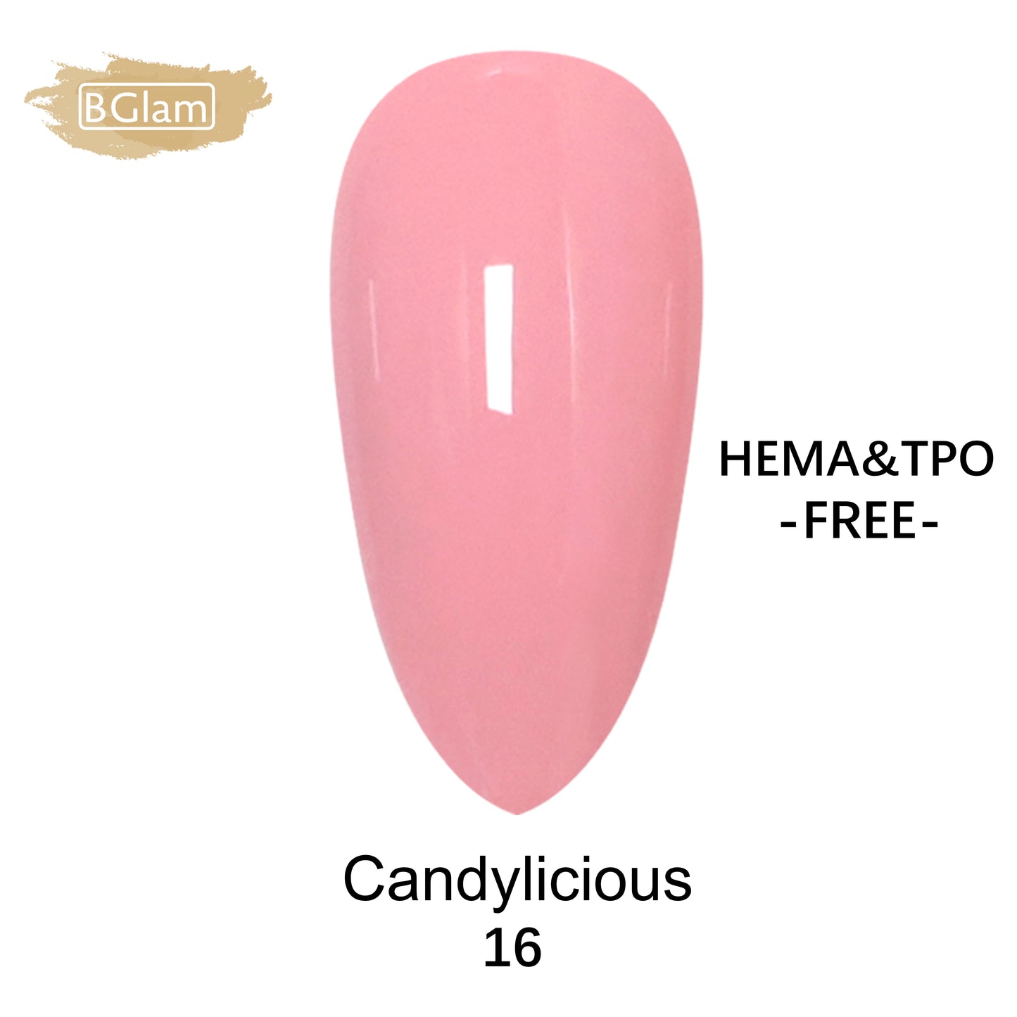 BGLAM Gel polish 15ml | Candy Pastel 16