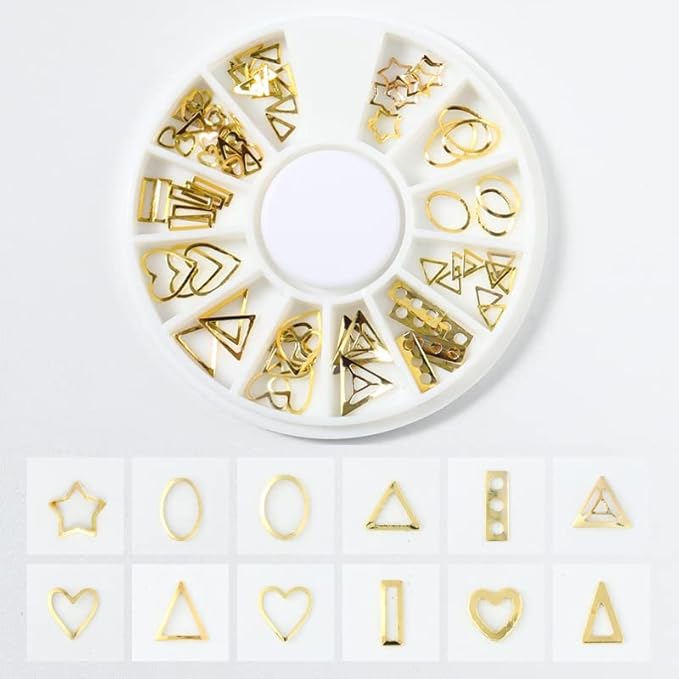 Gold Nail Art Decorations