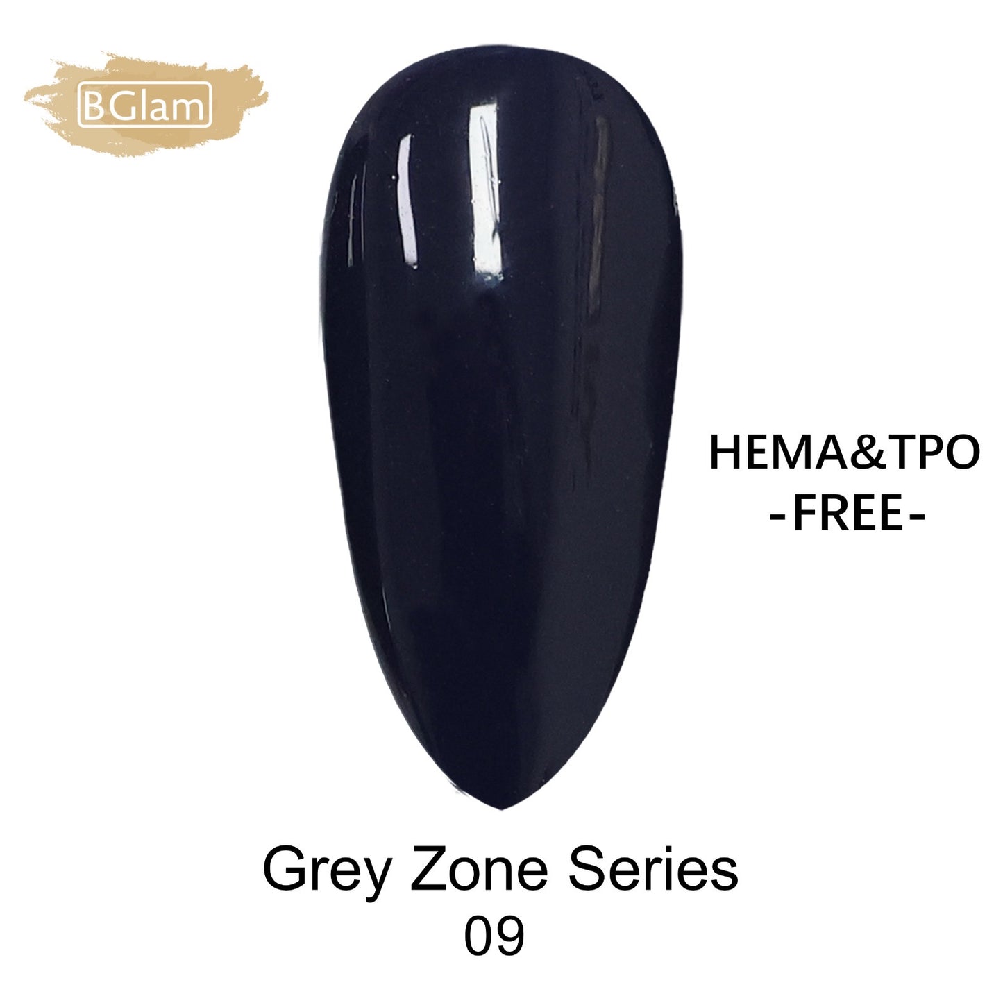 BGLAM Gel polish 15ml | Grey 09