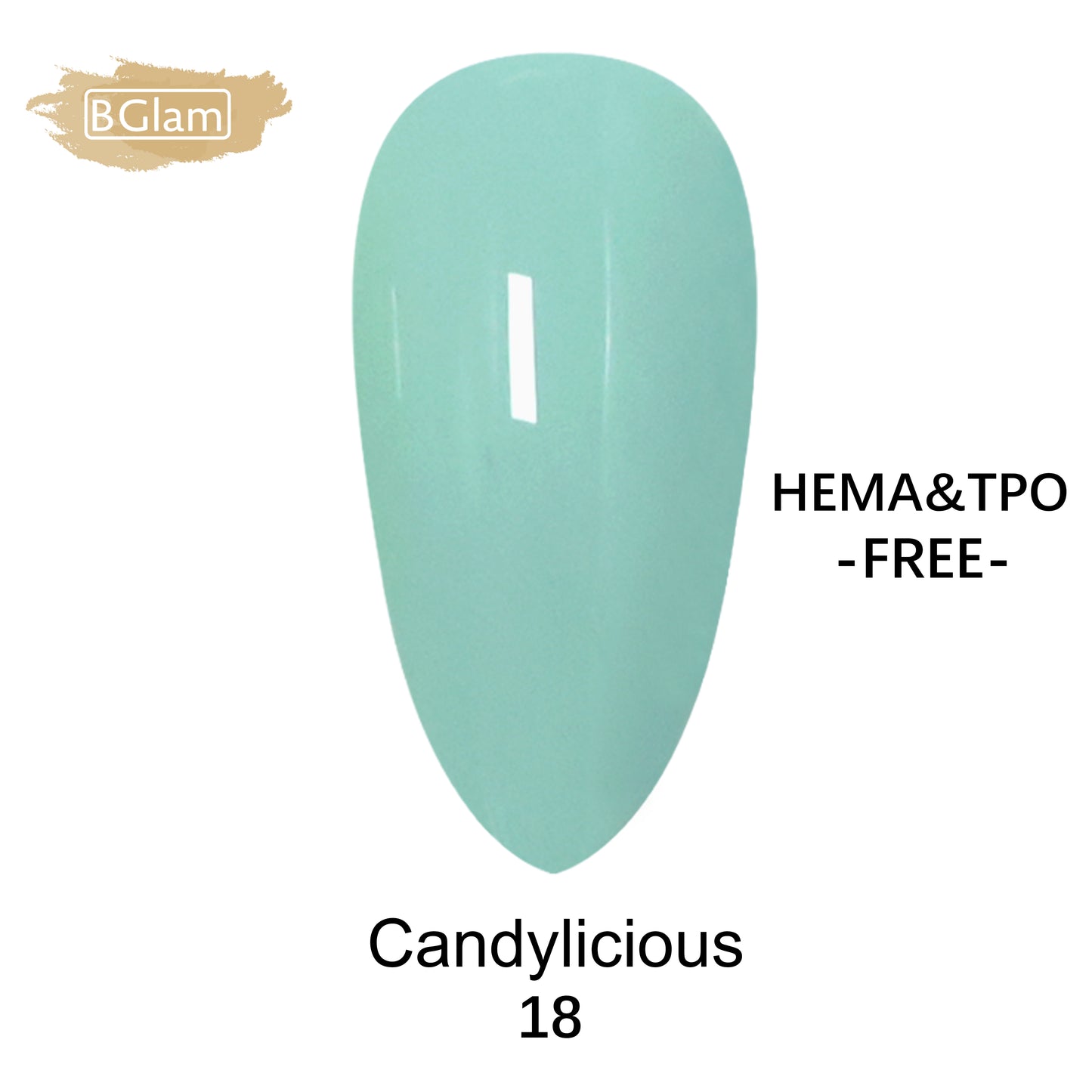 BGLAM Gel polish 15ml | Candy Pastel 18