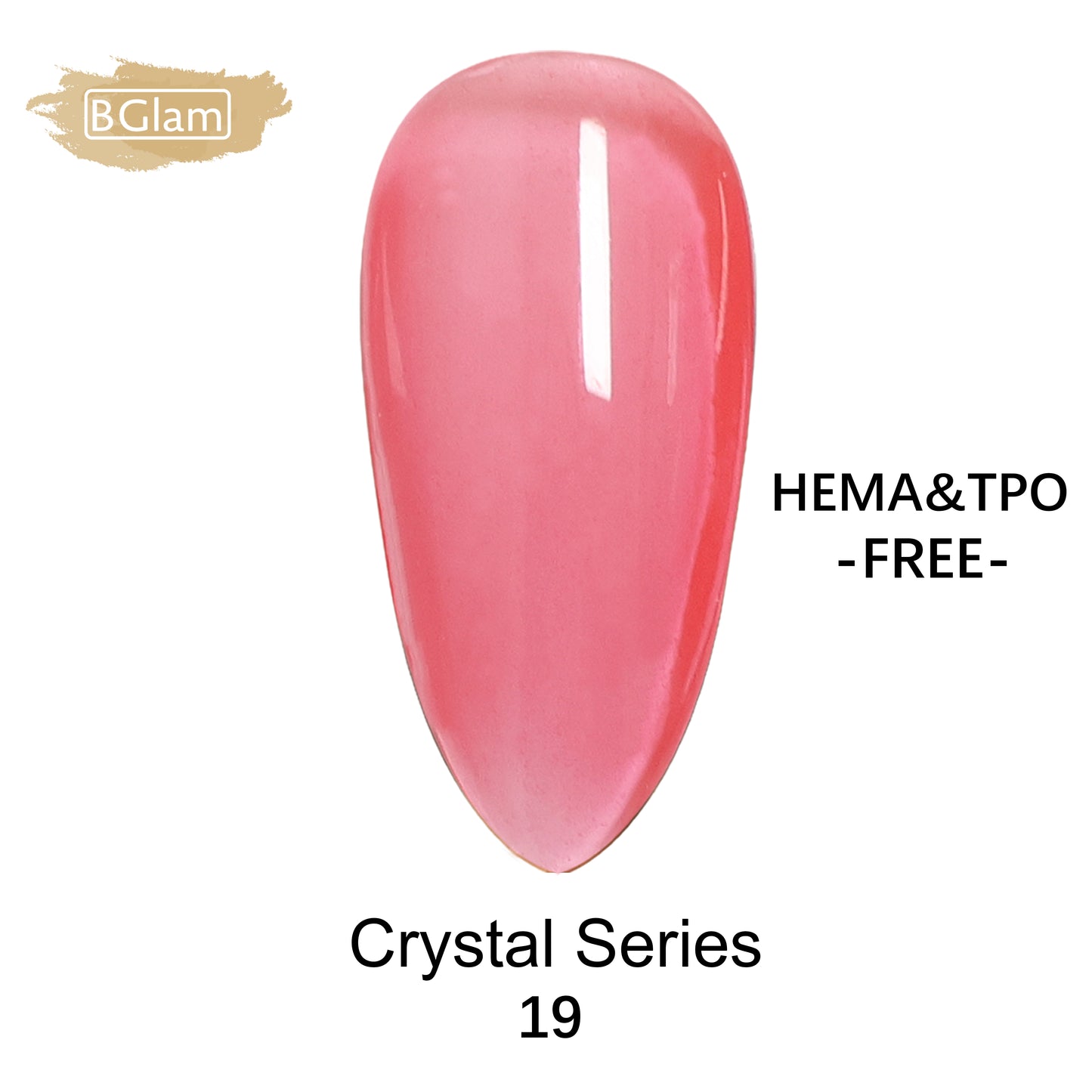 BGLAM Gel polish 15ml | Cristal 19