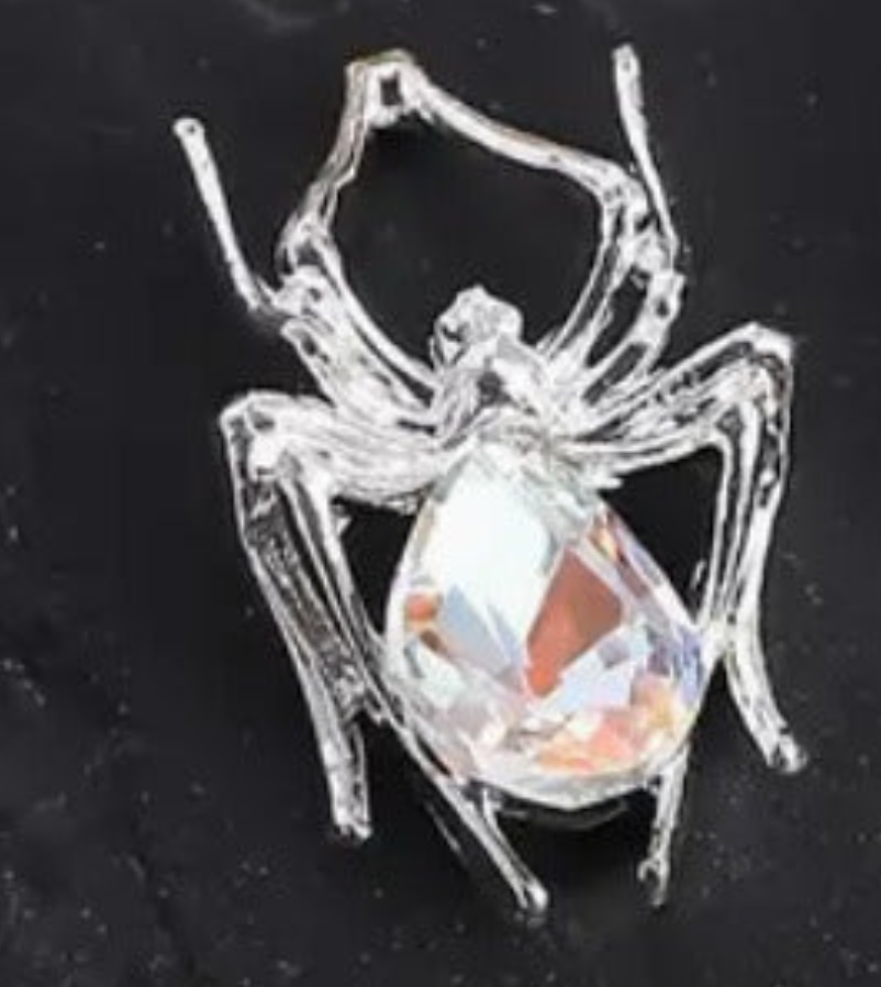 Nail Art Jewelry | Set Charms 3D Araignée – Cristal Gothique