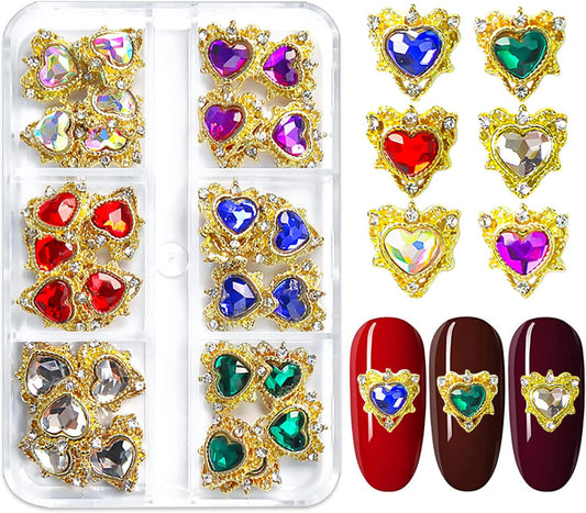 3D Nail Art Jewelry | Heart Set | 02