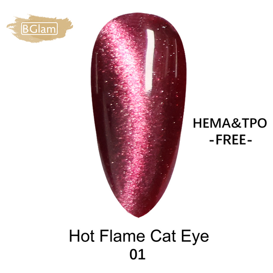 BGLAM Gel polish 10ml | Cat Eyes | Hot Flame 01