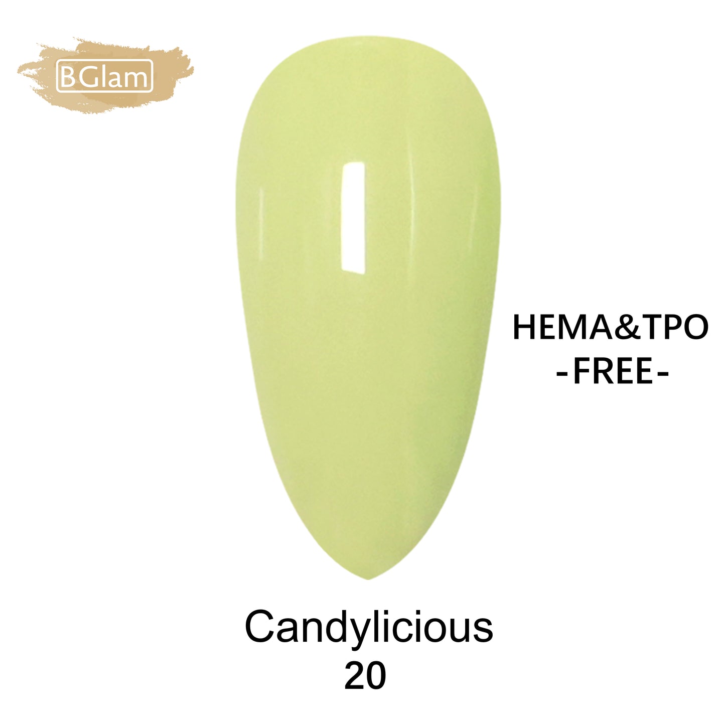 BGLAM Gel polish 15ml | Candy Pastel 20