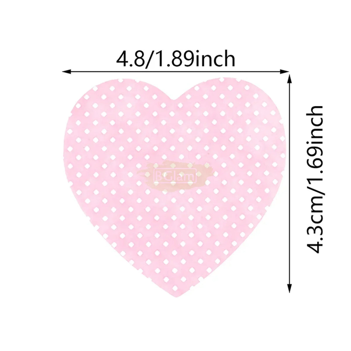 200 Pcs Heart-Shaped Lint-Free Cotton Pads