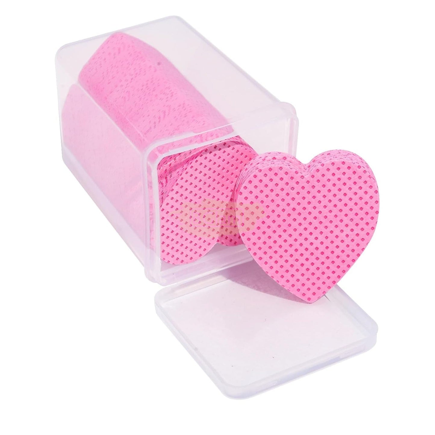 200 Pcs Heart-Shaped Lint-Free Cotton Pads