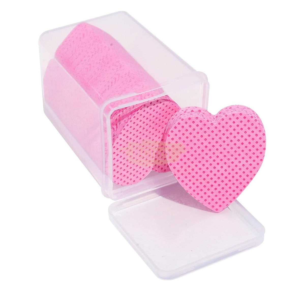 200 Pcs Heart-Shaped Lint-Free Cotton Pads