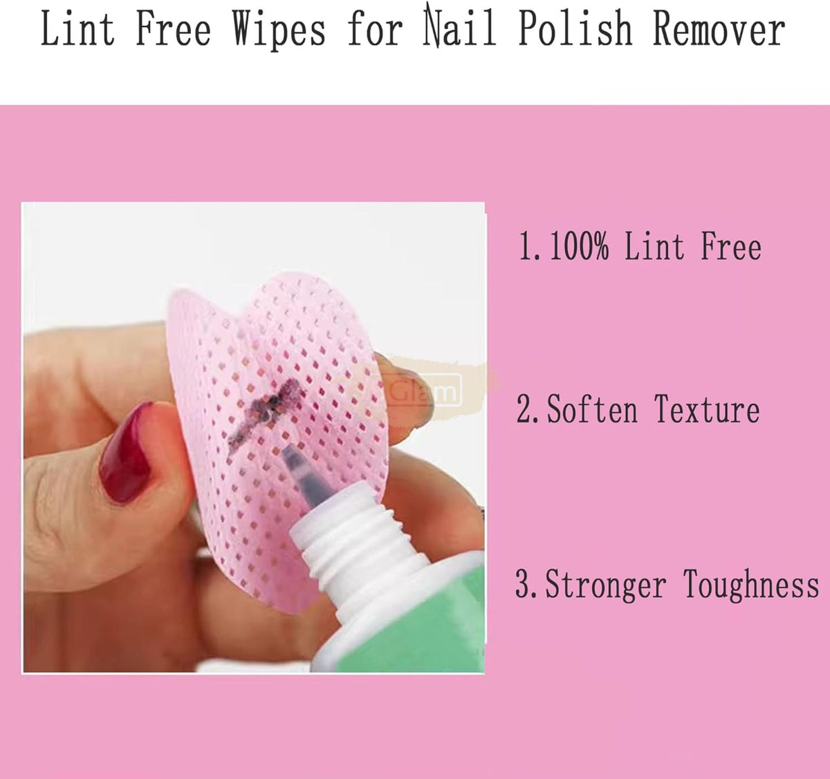 200 Pcs Heart-Shaped Lint-Free Cotton Pads