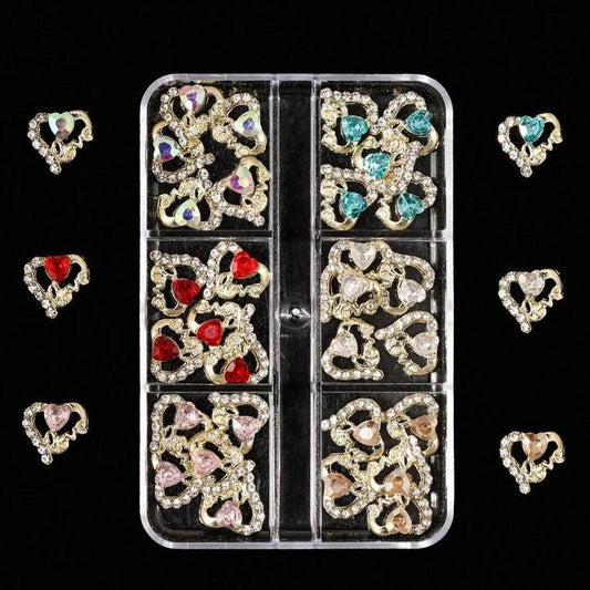 3D Nail Art Jewelry | Heart Set | 13