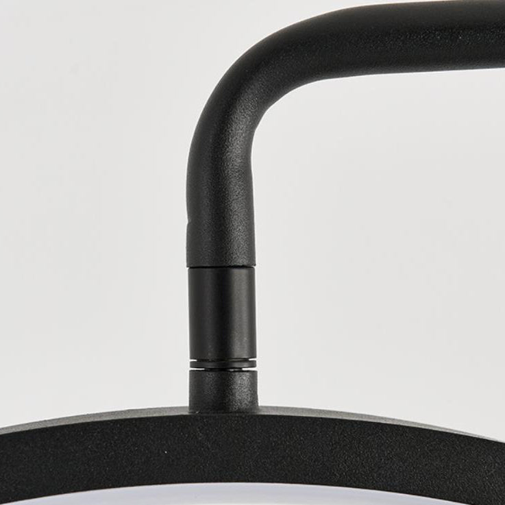 Half Moon Floor LED Lamp with remote | 135-180 cm | 3colors  | 2700-5600K | 36W | Black