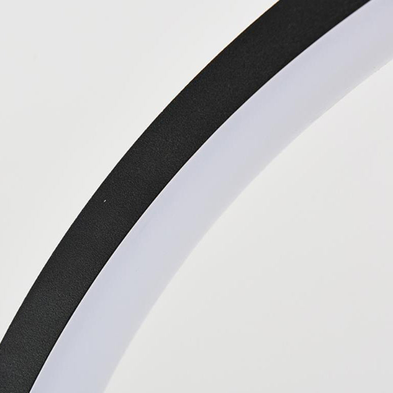 Half Moon Floor LED Lamp with remote | 135-180 cm | 3colors  | 2700-5600K | 36W | Black