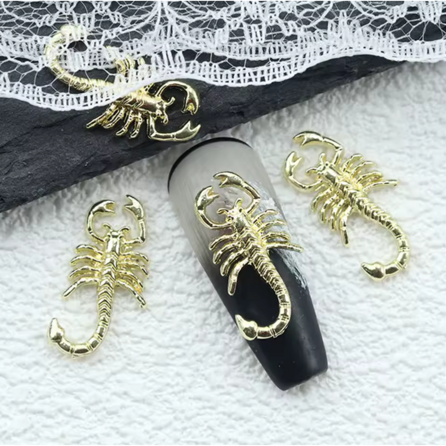 3D Nail Fashion Jewelry | Scorpion | Sold by the piece