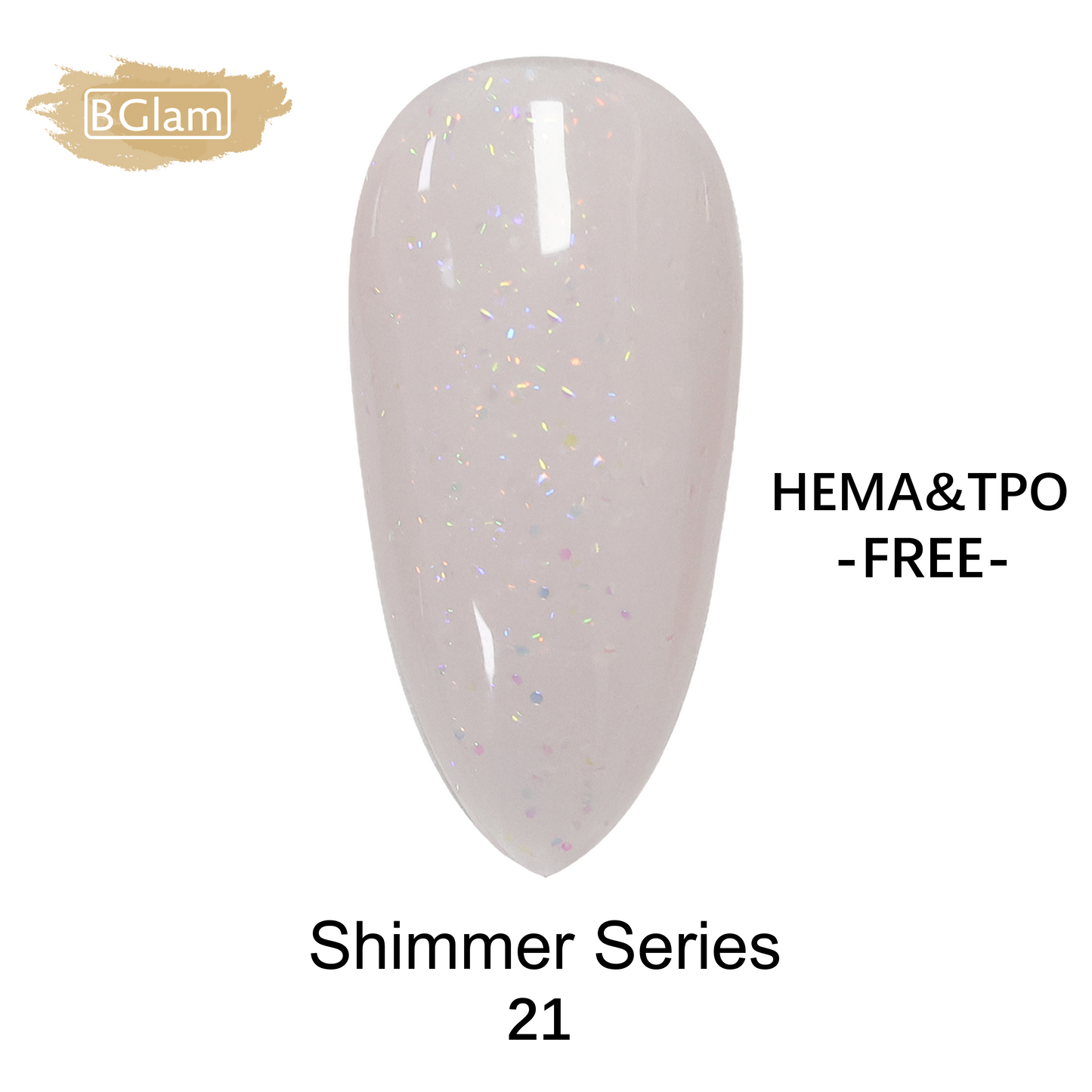 BGLAM Gel polish 15ml | Shimmer 21