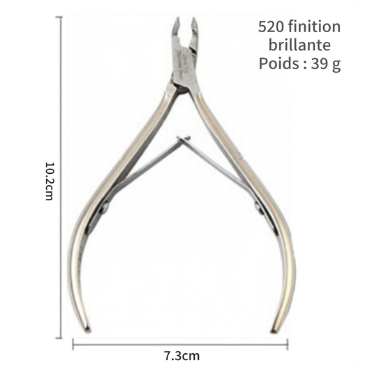 Stainless Steel Cuticle Nipper | 7.3 x 10.2cm | 39g