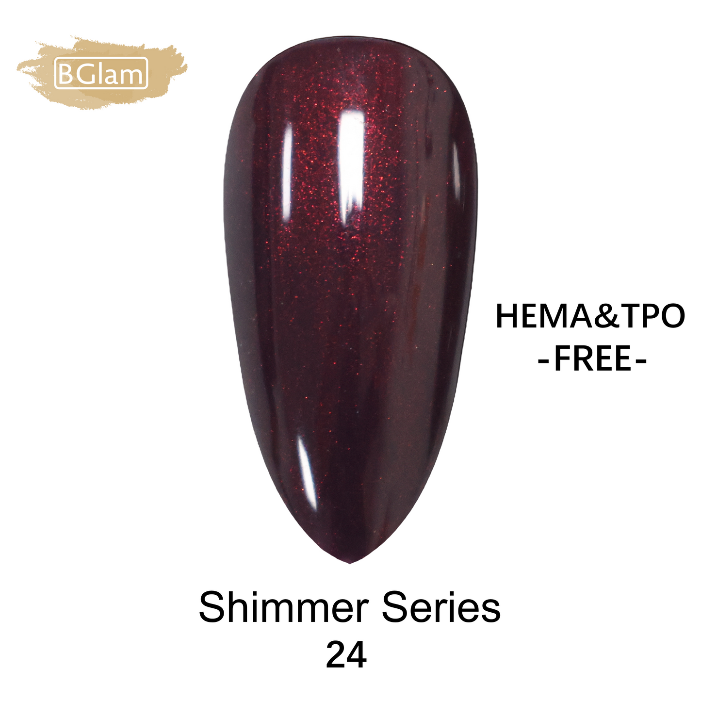 BGLAM Gel polish 15ml | Shimmer 24
