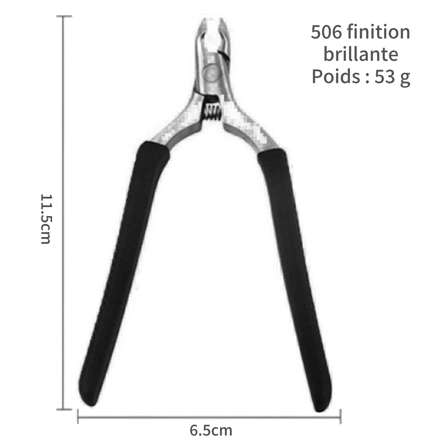 Stainless Steel Cuticle Nipper | 6.5 x 11.5cm | 53g