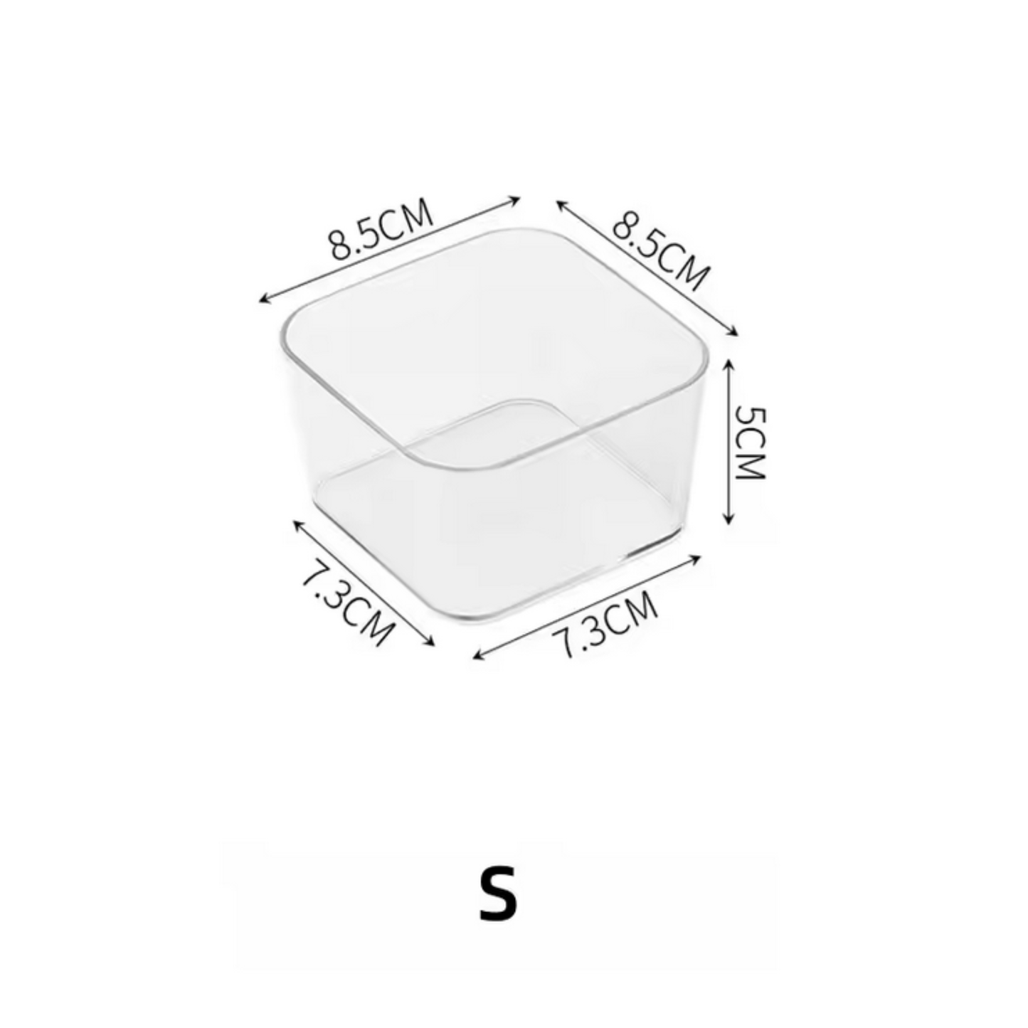 Set d'Organisateurs de Tiroir Transparent | 4 Tailles (S+M+L+XL) | Rangement Maquillage & Maison