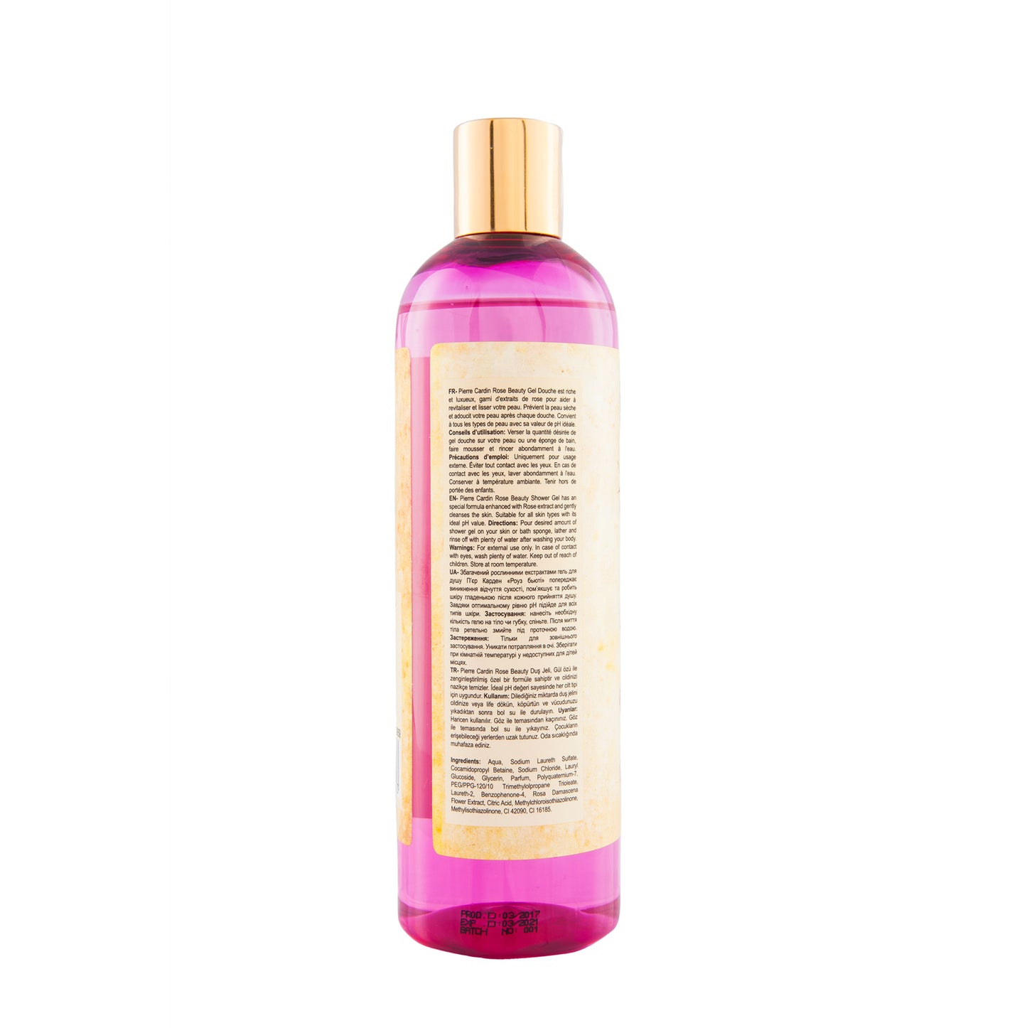 Pierre Cardin | Gel Douche Rose Beauty | 400 ml