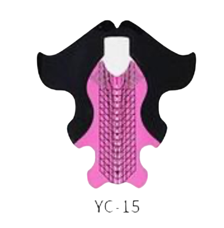 Nail Forms | Pro Fuchsia Stiletto | 500 pcs