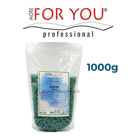 MORE FOR YOU Azulene Film Hard Wax Beans 1000g | Smooth & Gentle Care