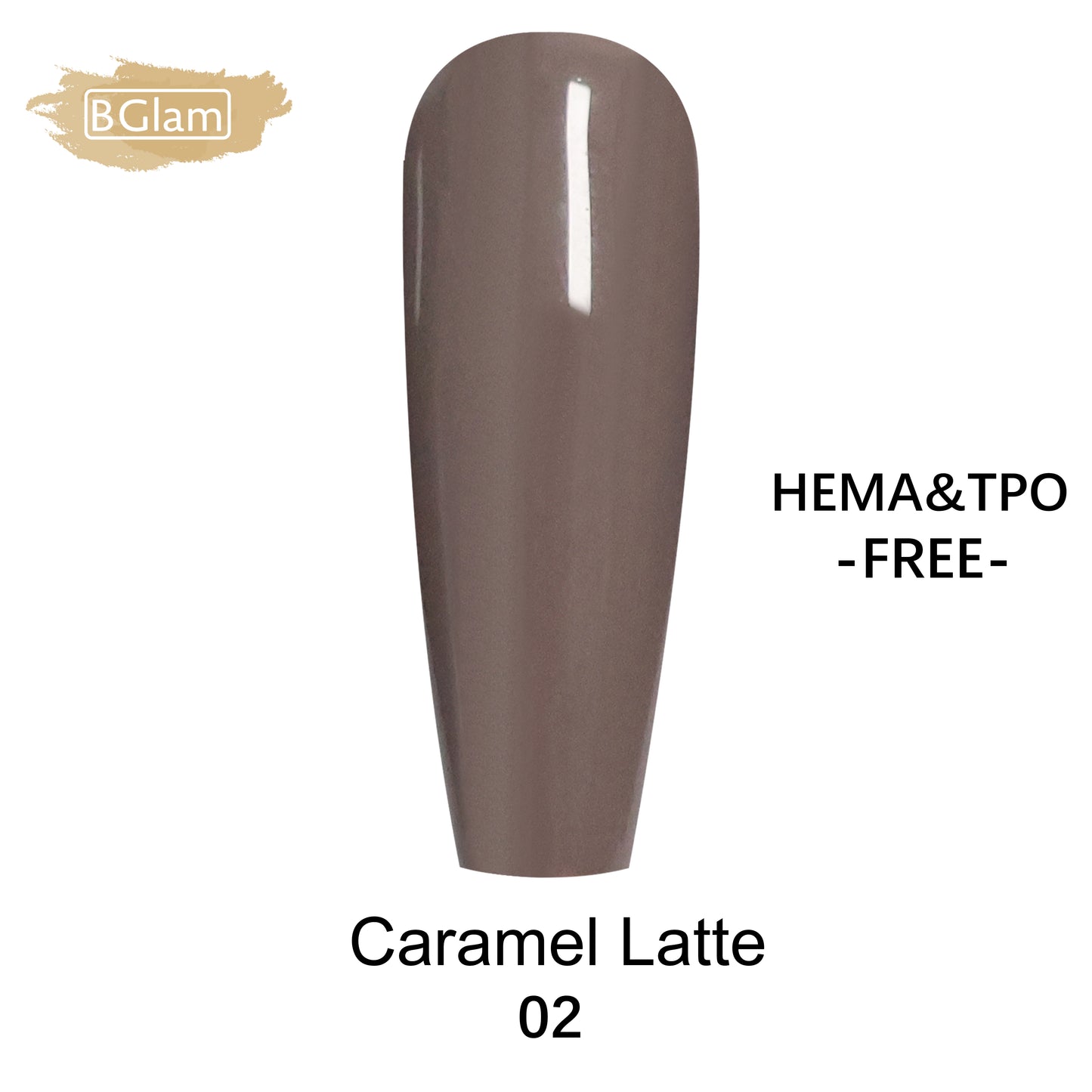 BGLAM Gel polish 15ml | Caramel Latte 02
