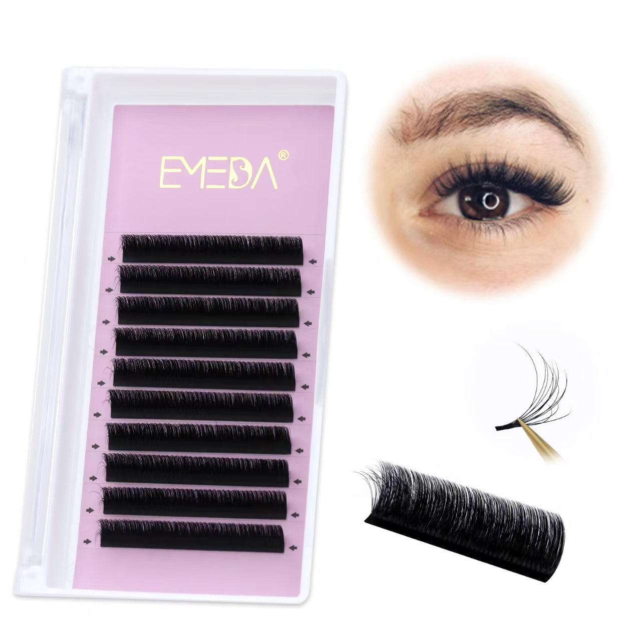 3D effect lash extension | 0.07 C Curl | Mixed 8-15mm