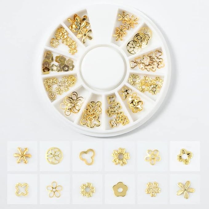 Gold Nail Art Decorations