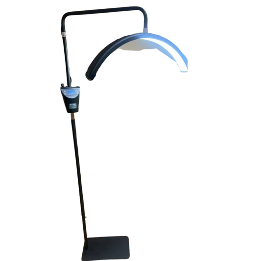 Half Moon Floor LED Lamp with Screen Touch | 130-180 cm | 3 colors  | 3000-6000K | 45W | Black