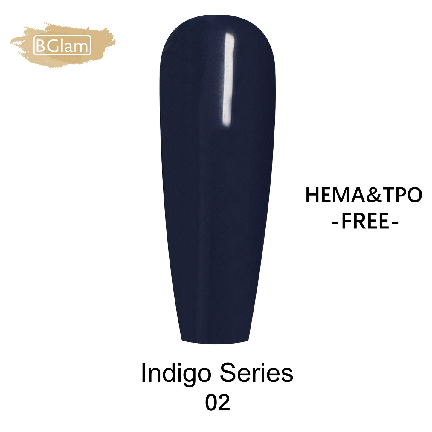 BGLAM Gel polish 15ml | Indigo 02