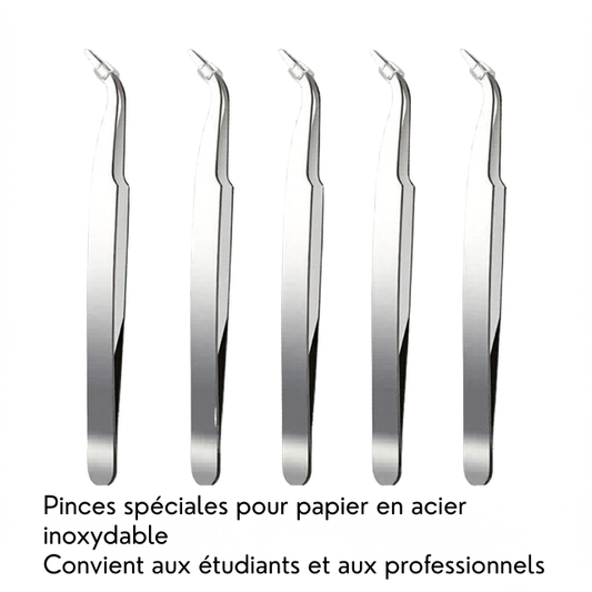 Curved Bent Tip Tweezers
