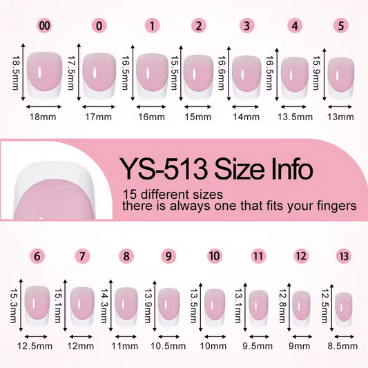 French Nail Tips 150PCS | YS-513