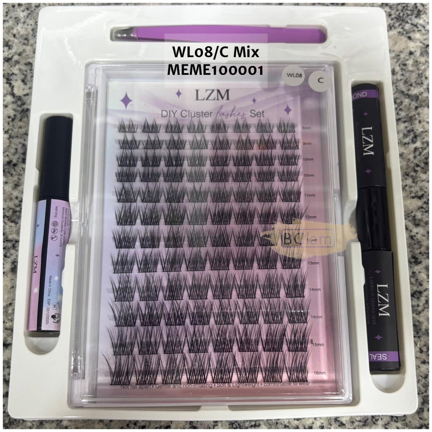LZM Lash Cluster Extension Kit | 96 pcs
