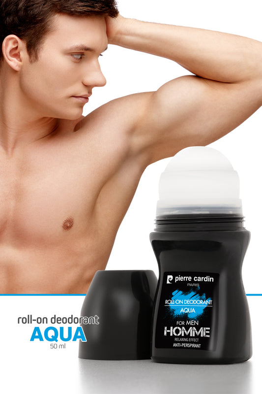Pierre Cardin | Men Roll On Deodorant | Aqua | 50 ml