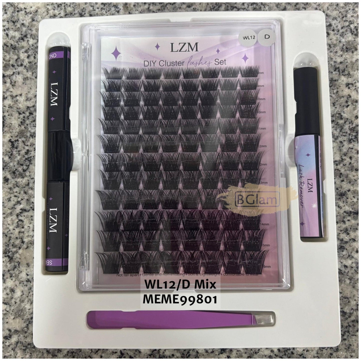LZM Lash Cluster Extension Kit | 96 pcs
