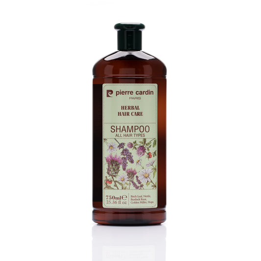 Pierre Cardin | Shampoing | À base de plantes | Tous types de cheveux | 750 ml