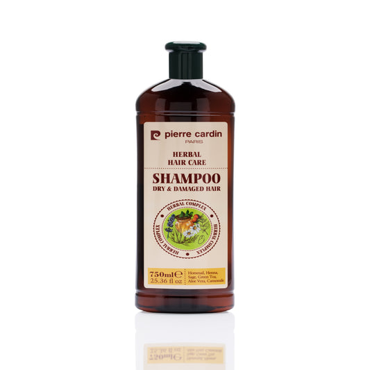 Pierre Cardin | Shampoing | Herbal | Cheveux Sec et endommagés | 750 ml