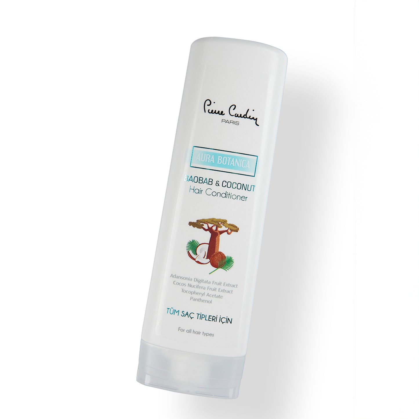 Pierre Cardin | Hair Conditioner | Aura Botanica | Baobab & Coconut | For All Hair Types | 360 ml