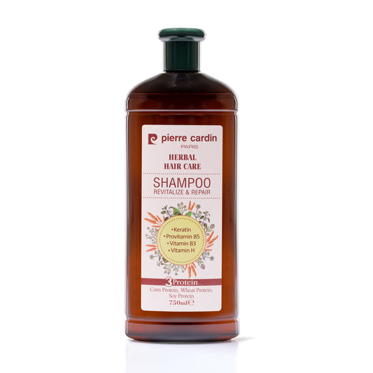 Pierre Cardin | Shampoing | Herbal | Revitaliser et Réparer | 750 ml