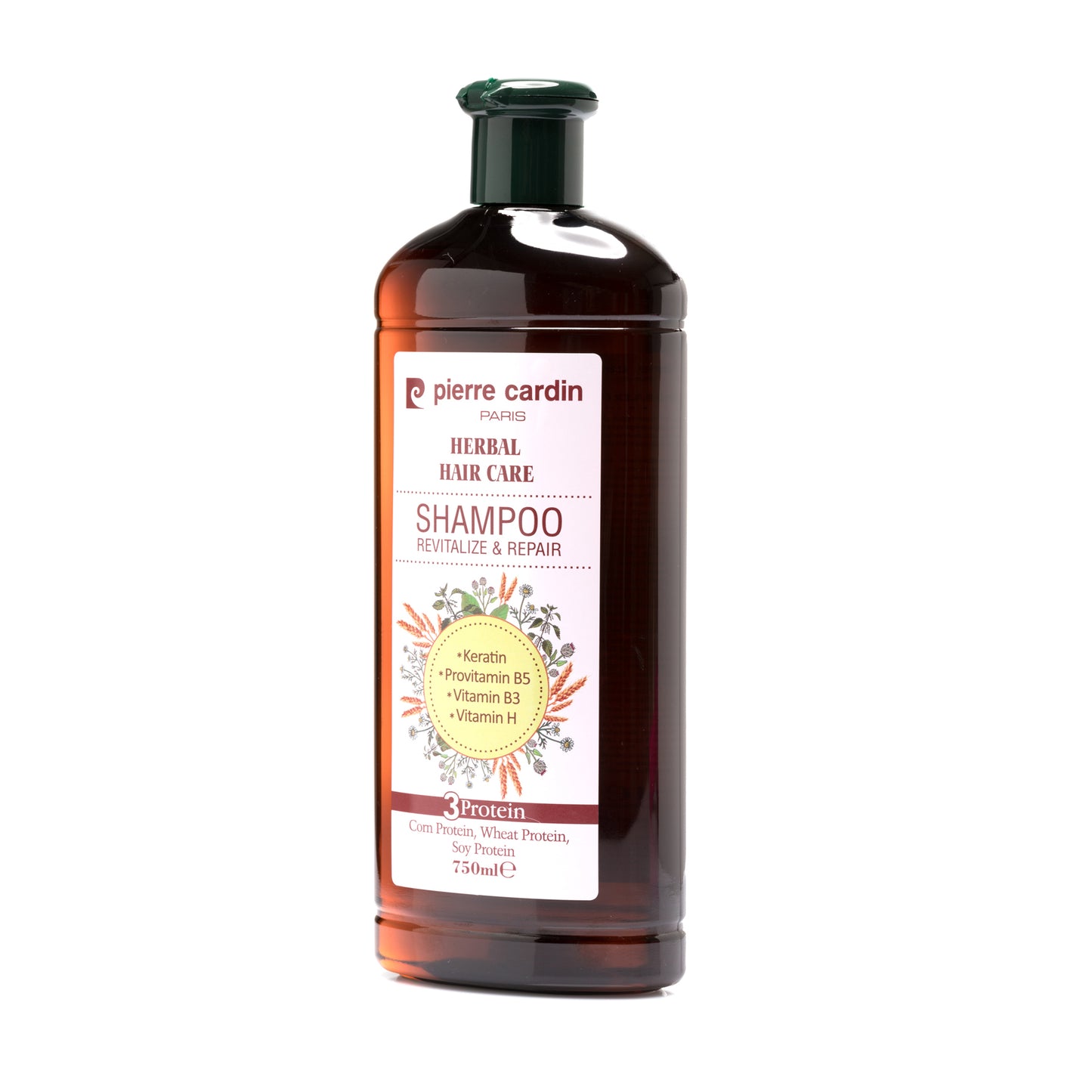 Pierre Cardin | Shampoing | Herbal | Revitaliser et Réparer | 750 ml