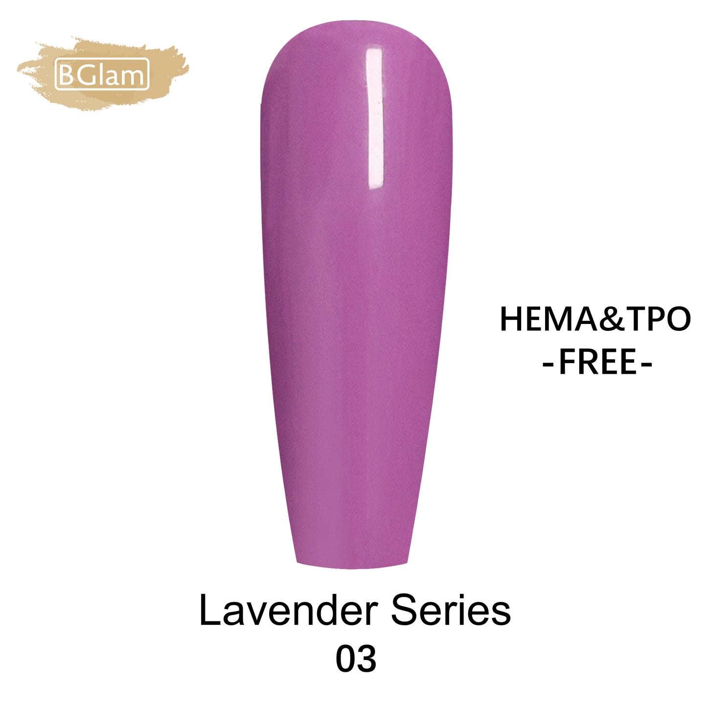 BGLAM Gel polish 15ml | Lavande 03