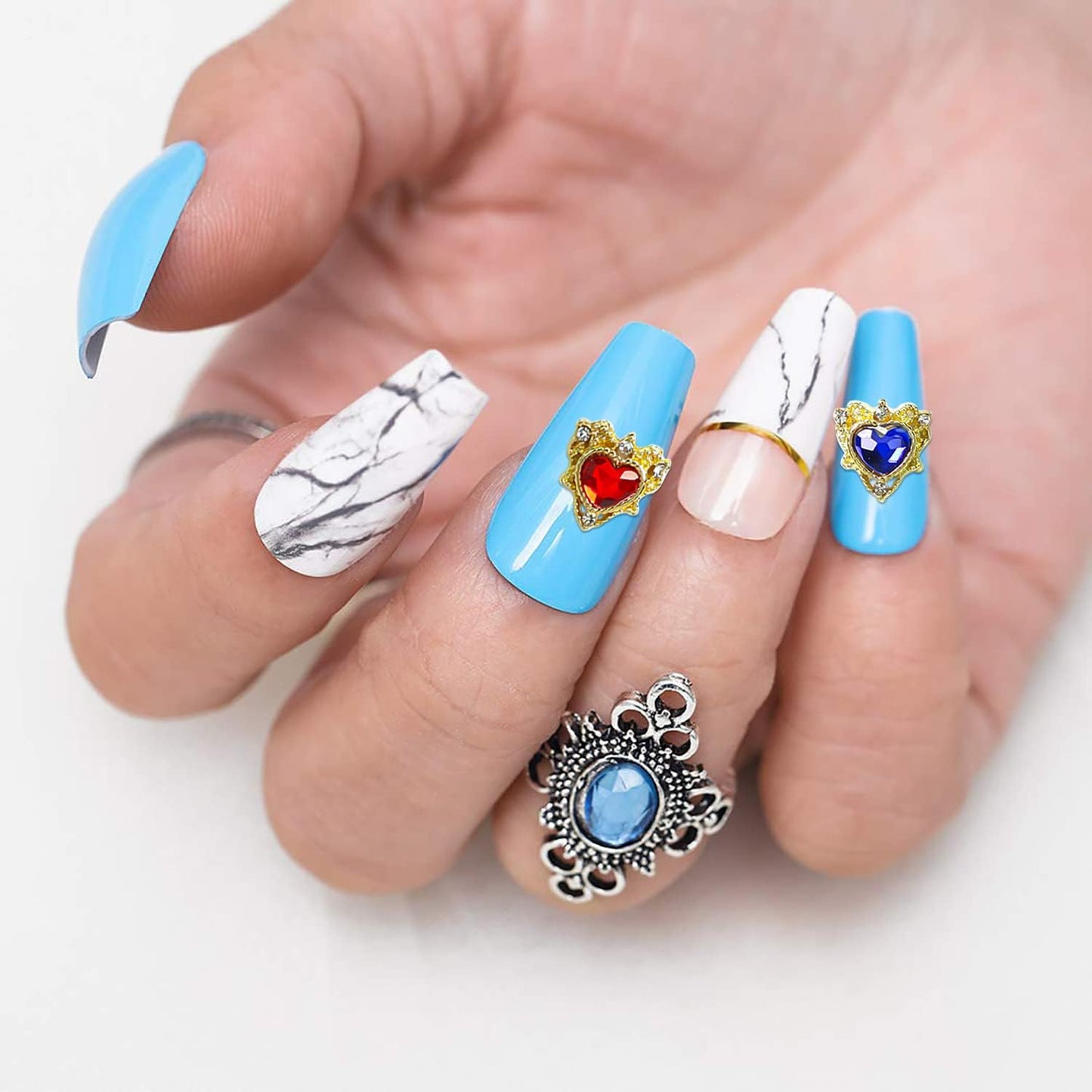 3D Nail Art Jewelry | Heart Set | 02