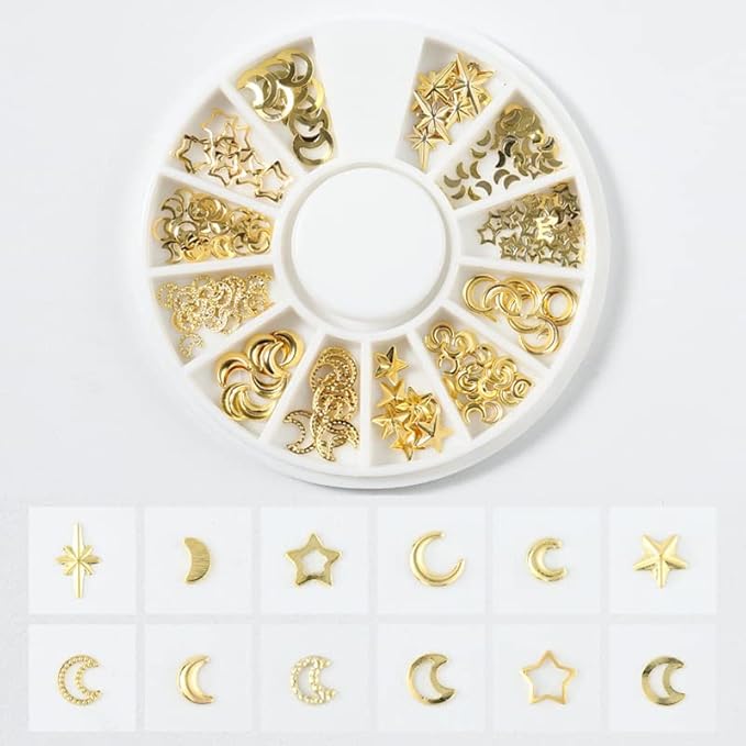 Gold Nail Art Decorations