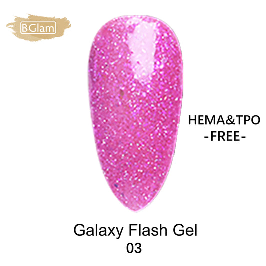 BGLAM Gel polish 15ml | Glitter | Flash Effect 3