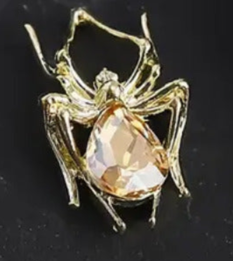 Nail Art Jewelry | Set Charms 3D Araignée – Cristal Gothique